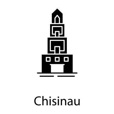 Çan kulesi Chisinau Katedrali 'nin mimari bir anıtıdır. 
