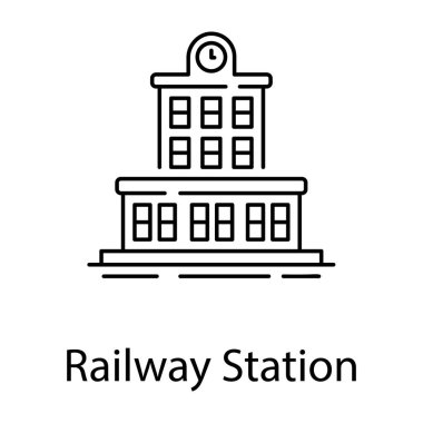 Demiryolu sığınağı, tren istasyonu ikon hattı taşıyıcısı 