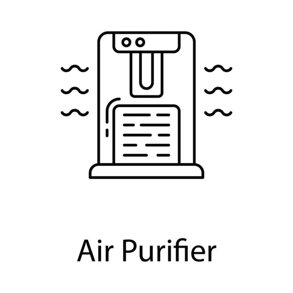 家庭用洗浄装置 空気清浄機ライン設計 — ストックベクタ