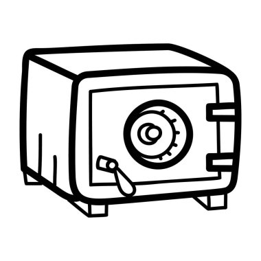 Para depolamak için bir para kutusu, para dolabı. 