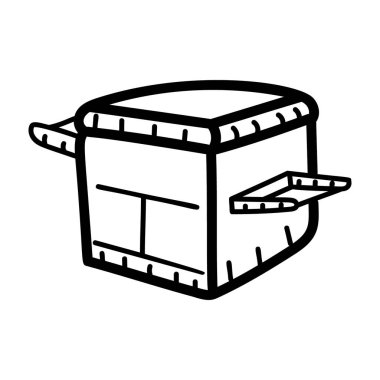 Yazıcı çizimi simgesi tasarımı, yazdırma ortamı için elektrik aygıtı.