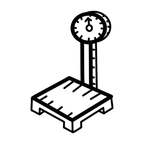 工业称重比例 手绘矢量设计 — 图库矢量图片