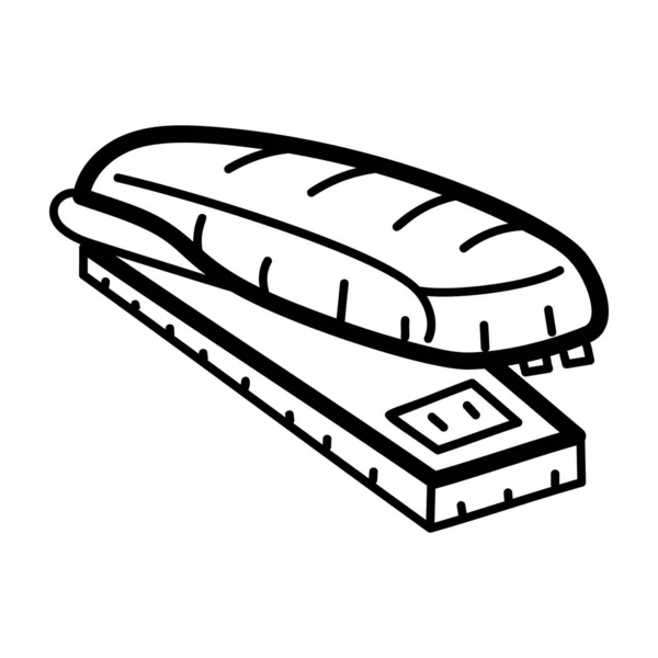 Иконка Степлер Скобосшиватель Бумажных Торгов Других Связанных Ними Целей — стоковый вектор