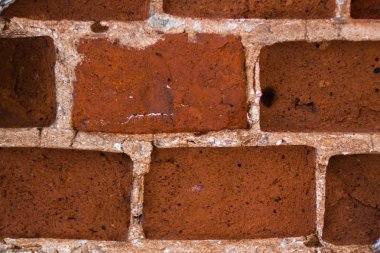 eski kırmızı tuğla ve çimento doku