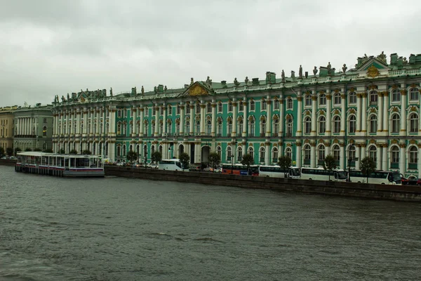 Τοπία Της Αγίας Πετρούπολης Θέα Στον Ποταμό Νεβά — Φωτογραφία Αρχείου