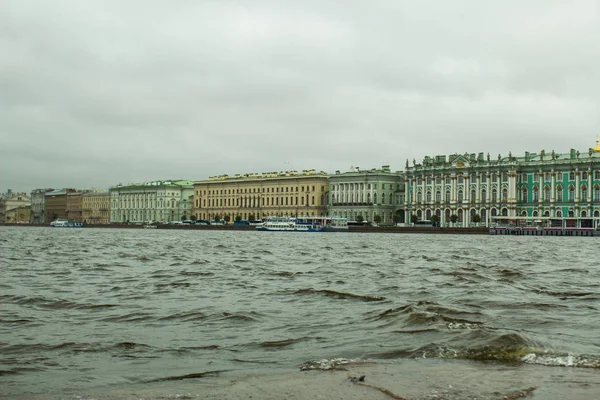 Городские Пейзажи Санкт Петербурга Вид Неву — стоковое фото