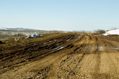 Bahar manzara şehir dışında