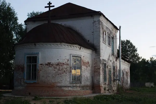 Бобогоявление Нижегородської Обл Червня 2019 Вид Відновленої Церкви Святої Трійці — стокове фото