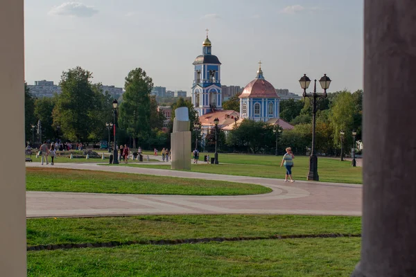 Moskova,12.09.2019, Saray ve Park topluluğu Tsaritsyno