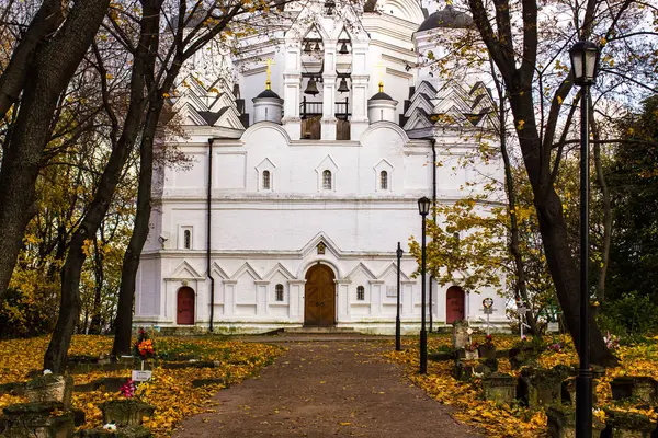Moskwa Kościół Dzwonnicy Zespół Nieruchomości Kolomenskoye — Zdjęcie stockowe