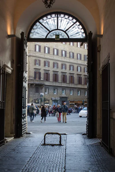 Řím 2019 Pohled Ulice Centru Města — Stock fotografie