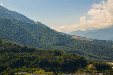 Rosa Khutor, Sochi 'deki Kafkas dağlarının yaz manzaraları