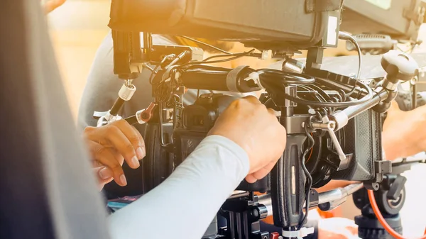 Professionell Kamerautrustning Produktion Filmteamet — Stockfoto