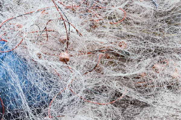 Nahaufnahme Bild Von Fischernetzen Hintergrund — Stockfoto