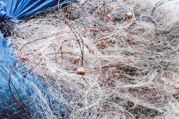 Balıkçılık Ağlar Arka Plan Görüntü Kadar Kapatın — Stok fotoğraf