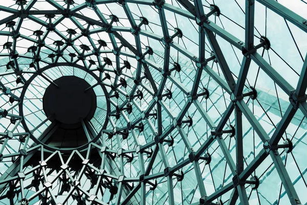 Detailbild Der Modernen Architektur Des Glasbaus — Stockfoto