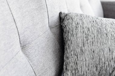 Kanepe yastık, yakın çekim