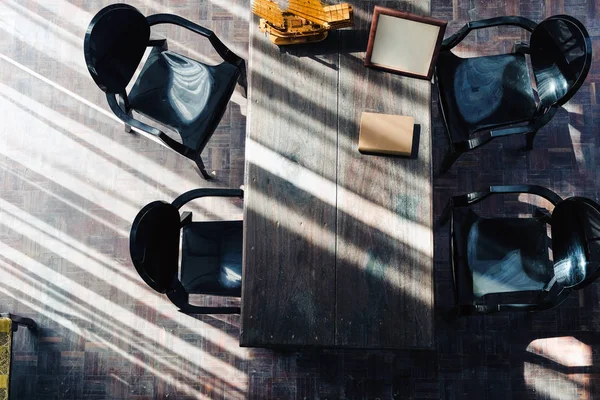 Dining Room Top View — Stock Photo, Image