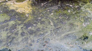 Kirliliği su arka planda