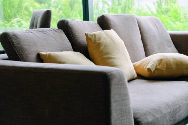 Kanepede yastık, Salon Detayları