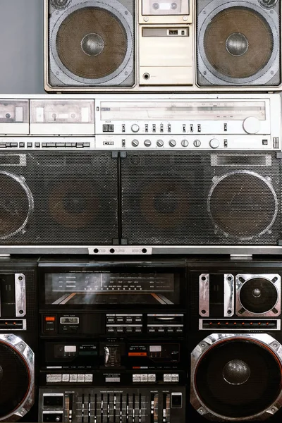 レトロなラジオの背景のイメージ — ストック写真