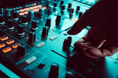 Dj Mikser closeup müzik görüntü