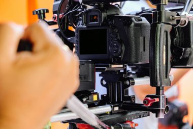Film ekibi arka plan görüntü