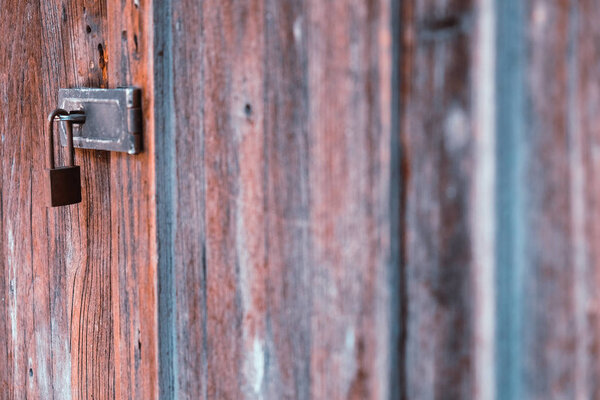 Old wooden door background