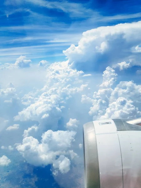 View Airplane Window Background — Stock Photo, Image