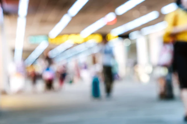 Sfondo Sfocato Del Terminal Partenza Dell Aeroporto — Foto Stock