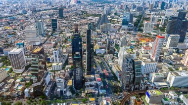 Bangkok şehir tayland Manzara Görünümü