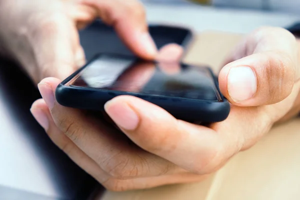 Imagen Las Personas Usando Teléfono Inteligente — Foto de Stock