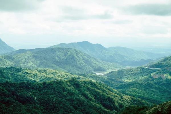 Pohled Hory Oblasti Khao Kho Provincii Phetchabun Severní Thajsko — Stock fotografie