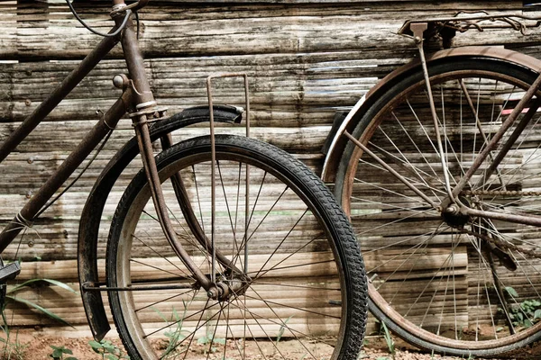 Dettaglio Immagine Bici Vintage Retrò — Foto Stock