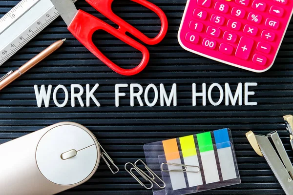 Work Home Text Background — Stock Photo, Image