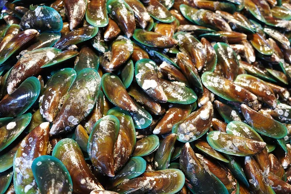 Mussel Pasar Latar Belakang — Stok Foto