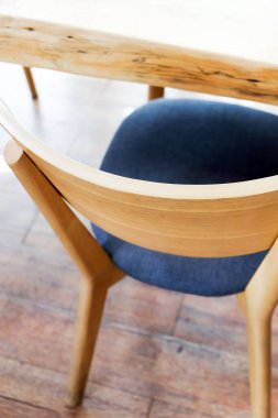 Cafe masaları ve sandalyelerin ayrıntıları