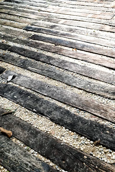 Die Holzstege Garten — Stockfoto