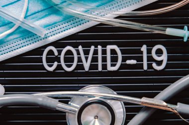 Coronavirus covid-19 Tıbbi natürmort yaşam konsepti