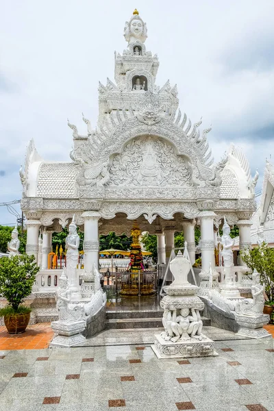 Nan Thailand 2020 August Ming Muang Temple Well Known White — Stock Photo, Image