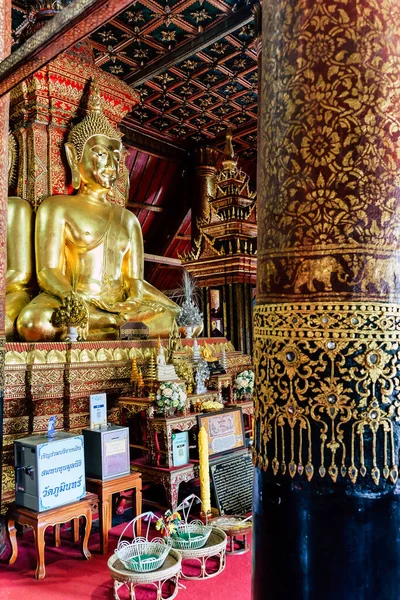 Nan Thailand 2020 August Die Antike Buddha Statue Wat Phumin — Stockfoto