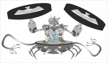 Bilim kurgu Cyborg Robot örümcek