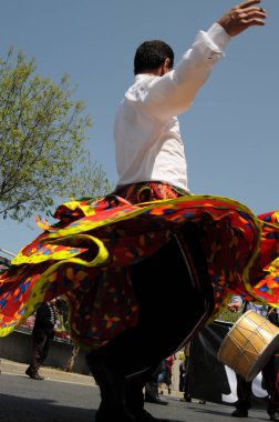 25 Nisan 2010 İstanbulturkey.Protestocular hidroelektrik santrallerine karşı mücadele ediyor.
