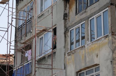 25 Nisan 2010 İstanbulturkey.Protestocular hidroelektrik santrallerine karşı mücadele ediyor.
