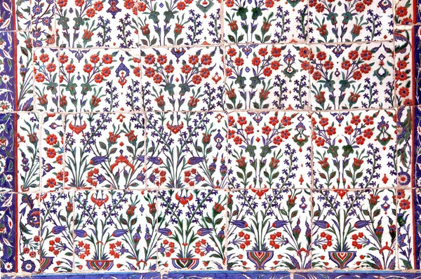 Iznik tile from ancient Ottoman era.The tiles were decorated by master artisans, so-called nakkash, that were brought from throughout the empire to Istanbul and Iznik to carry out this art