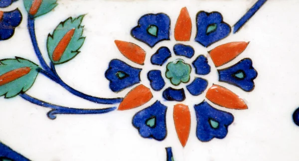 Iznik tile from ancient Ottoman era.The tiles were decorated by master artisans, so-called nakkash, that were brought from throughout the empire to Istanbul and Iznik to carry out this art