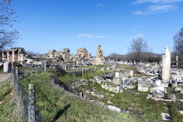 Afrodisias Era Una Pequeña Ciudad Griega Antigua Oeste Anatolia Turquía — Foto de Stock