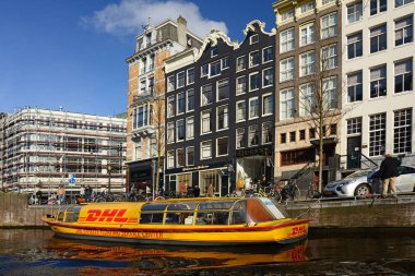 13 Şubat 2013 Amsterdam.Amsterdam, Hollanda'nın başkenti ve en kalabalık belediyesidir..