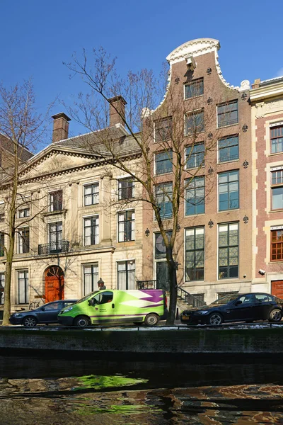 Februari 2013 Amsterdam Amsterdam Hoofdstad Dichtstbevolkte Gemeente Van Nederland — Stockfoto