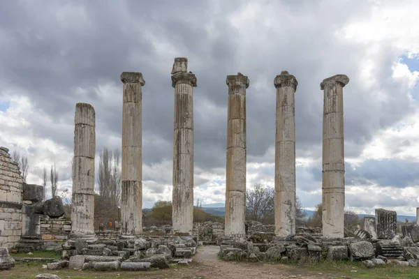 トルコのアフロディシアス遺跡は 国で最高のサイトの一つでなければなりません 古代の愛の街では それがどのようになっていたかの精神を感じることができます — ストック写真